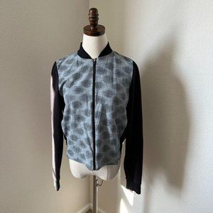 EUC Rapha + Liberty of London Two Tone Bomber Jacket Women M‎ Windproof Jersey